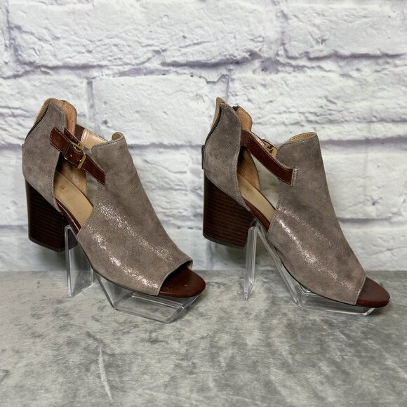 Studio Isola Shoes - Studio Isola Taupe Leather Booties